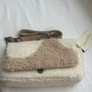 Target Beige and Cream Crossbody Bag